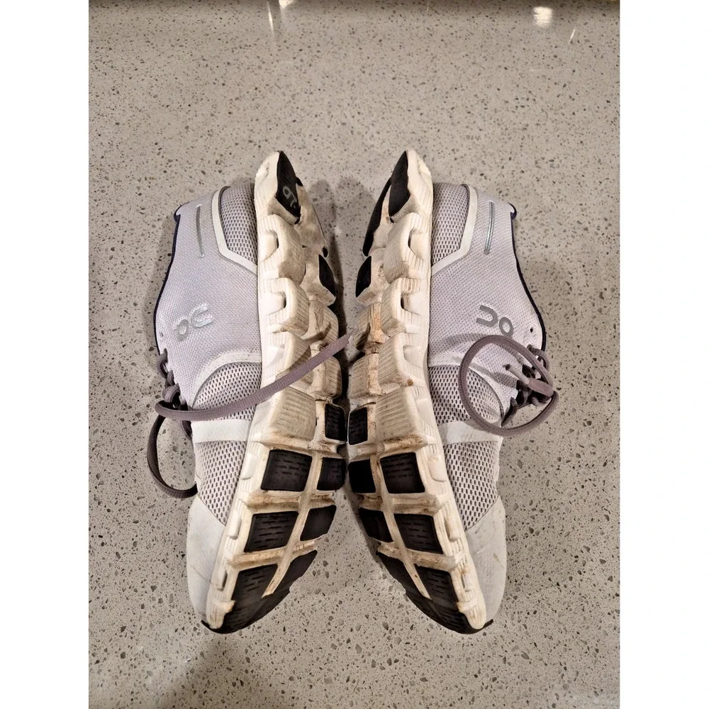 On Cloud 5 Running Shoes AUTH Glacier White Men's US 9 EU 45 Sneakers